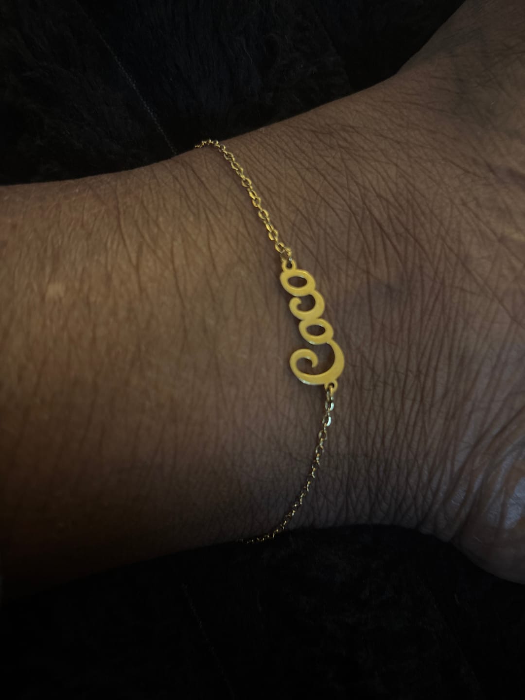 Customer photo review of Custom Name Bracelet