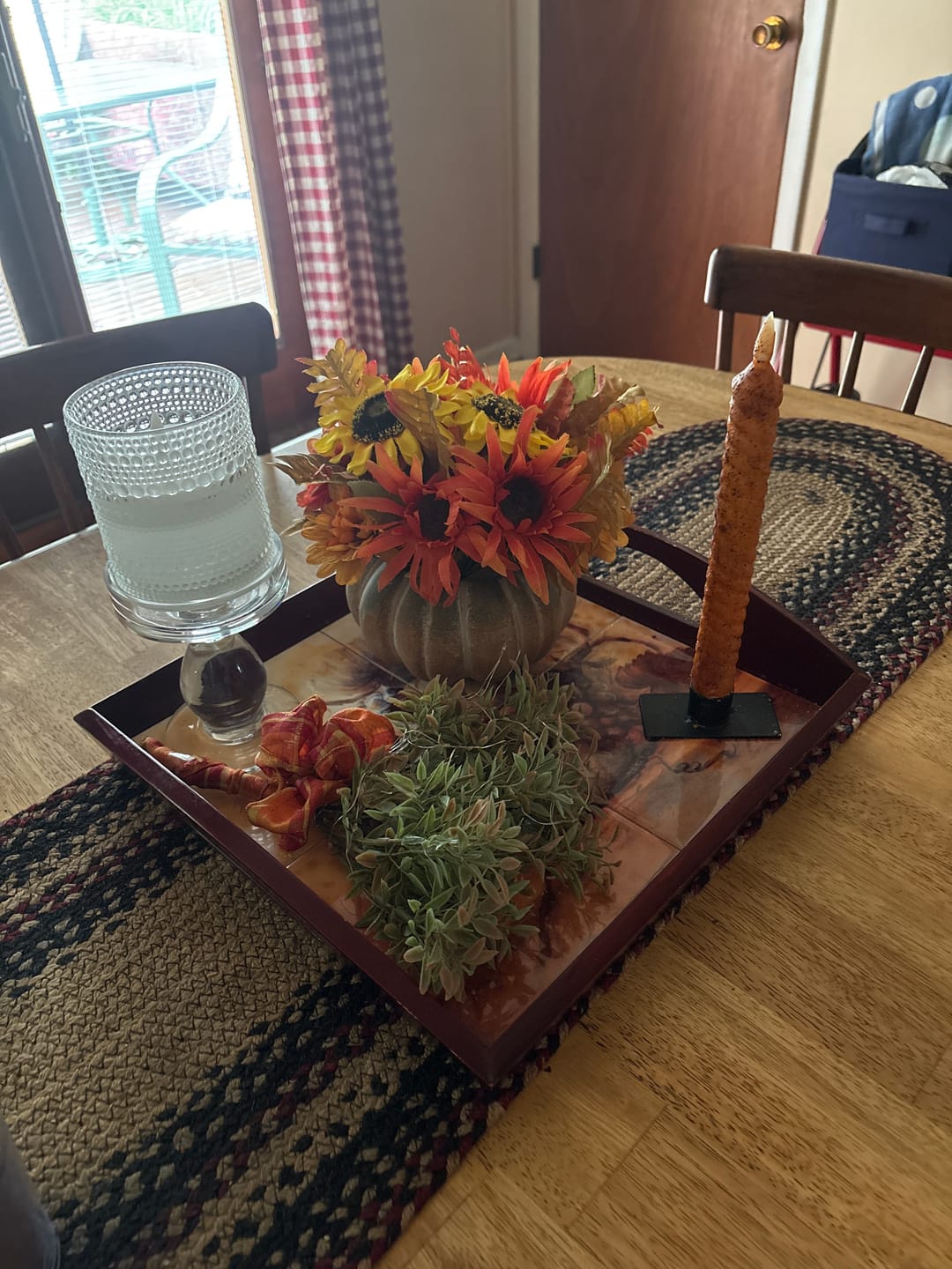 Customer photo review of Vintage Hobnail Flameless Candle