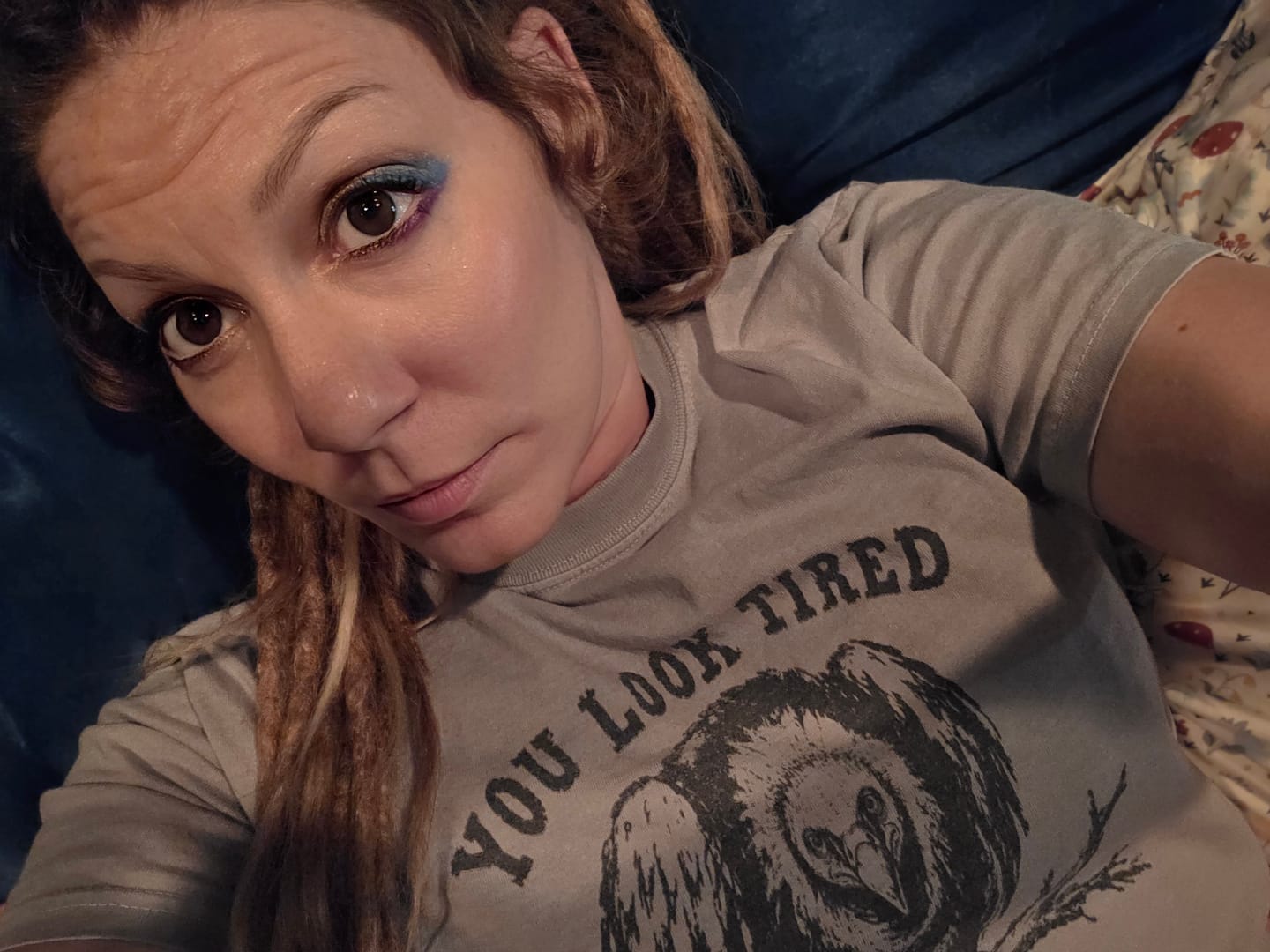 Customer photo review of You Look Tired Tshirt