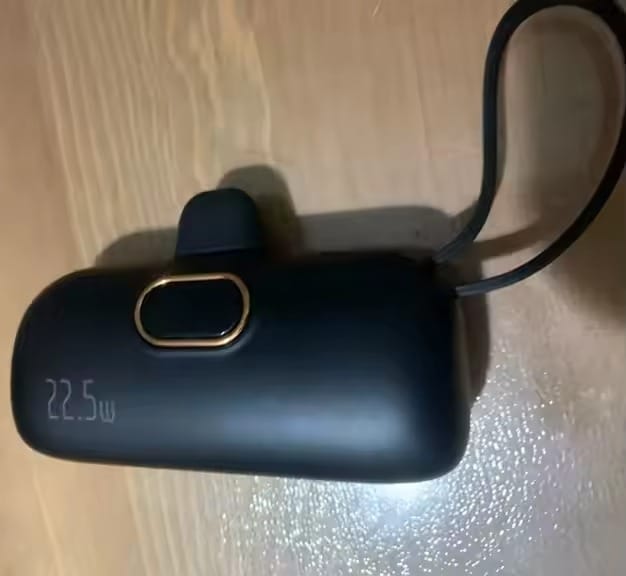Customer photo review of PocketVolt™ Mini Capsule Power Bank — Built-In USB-C Plug, No Cable Needed