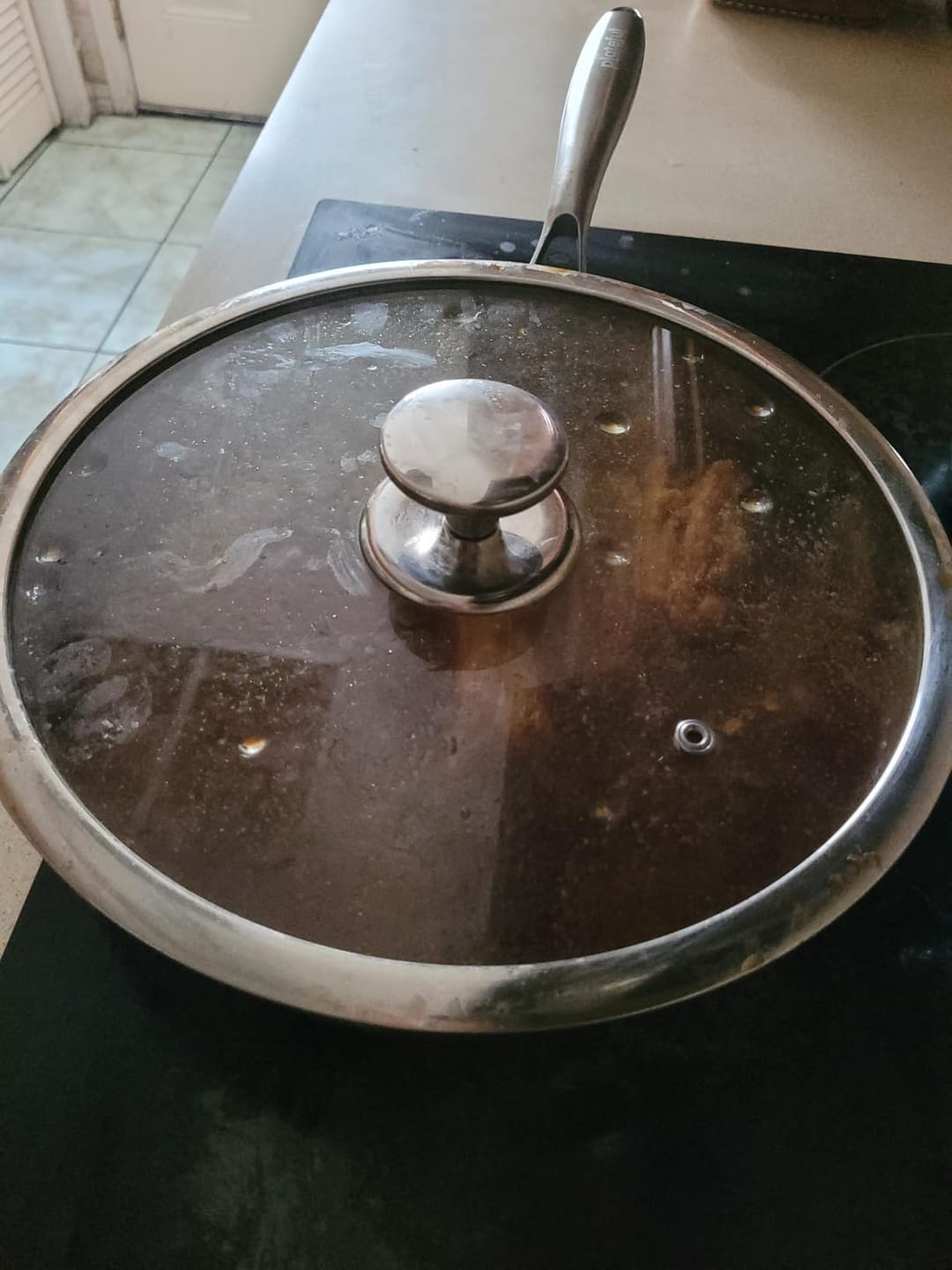 Customer photo review of Pure Titanium Non-Stick Frying Pan