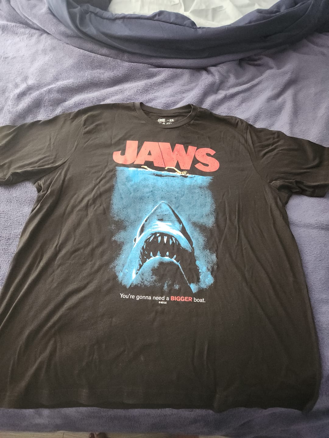 Customer photo review of JAWS: RETRO HORROR - T-SHIRT