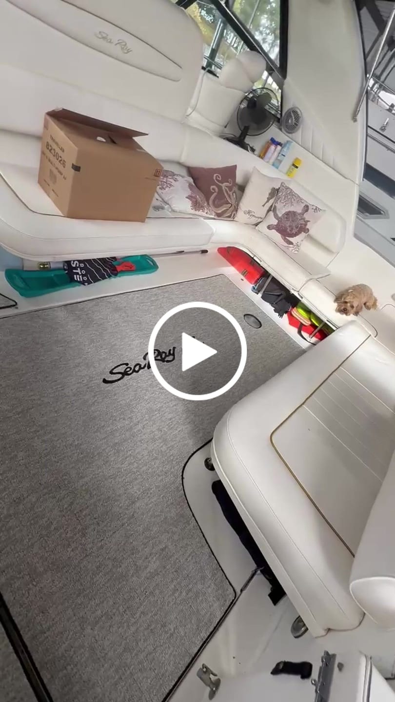 Customer video review of 1997-2000 Sea Ray 400 Sundancer Snap in Boat Carpet