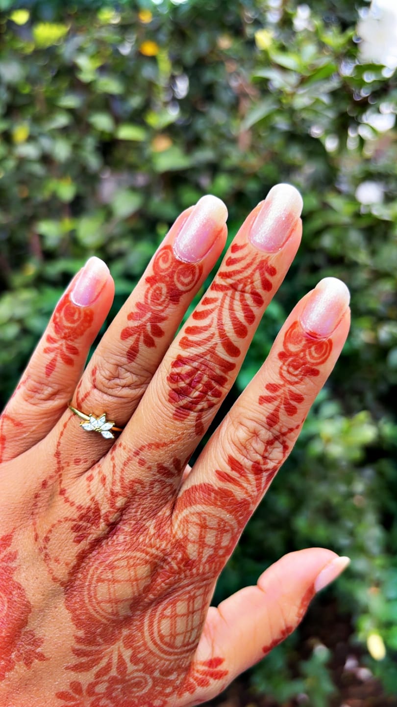 Customer photo review of Floral Harmony Ring