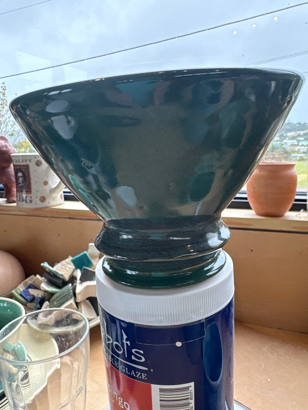 Customer photo review of Abbots Rockpool Midfire Brushable Glaze
