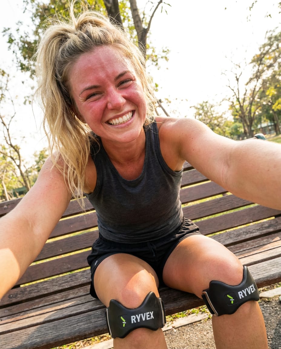 Customer photo review of RYVEX PRO - Eliminates Knee Pain While You Train