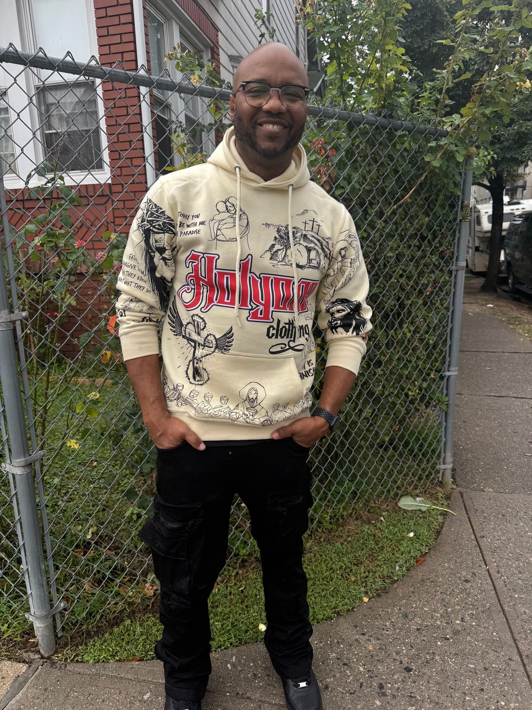 Customer photo review of King James Version Bible Story  Hoodie