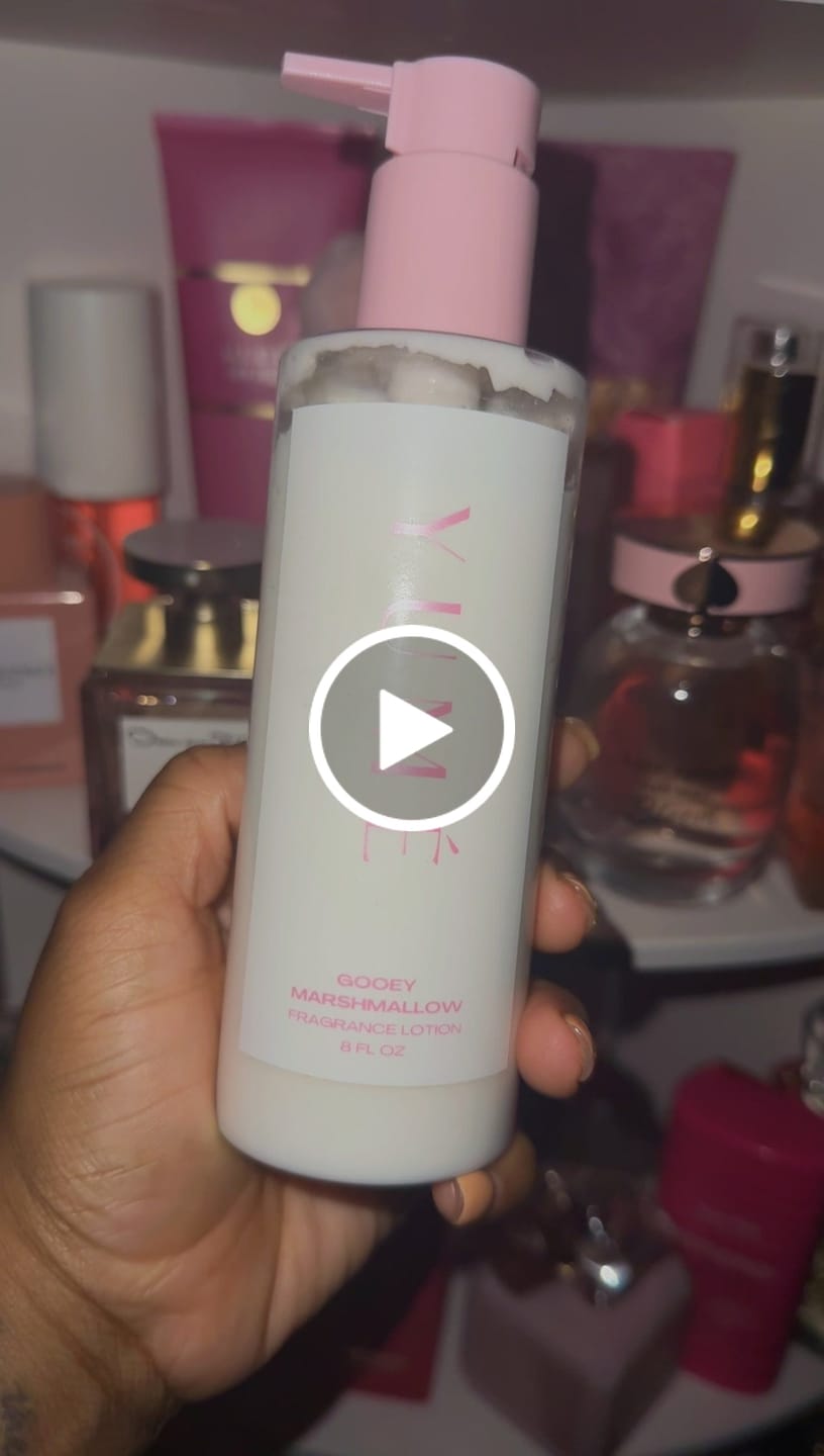 Customer video review of GOOEY MARSHMALLOW FRAGRANCE LOTION