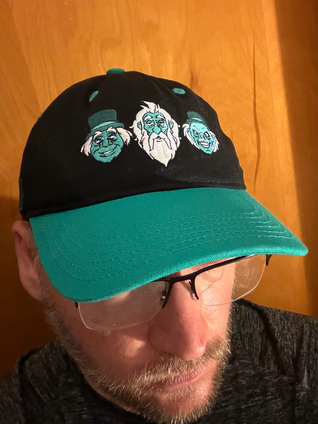 Customer photo review of Disney's Haunted Mansion "Hitching a Ride" – Dad Hat