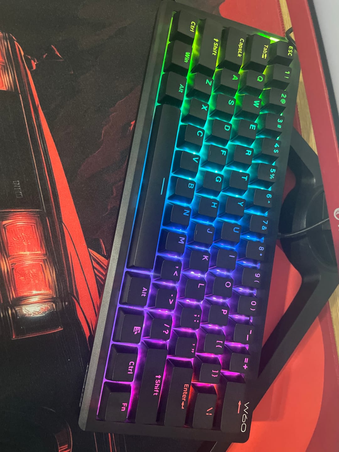 Customer photo review of Wraith W60 Klavye (Manyetik Switch / HE)