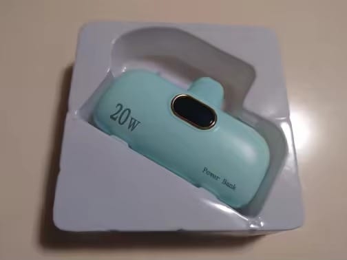 Customer photo review of PocketVolt™ Mini Capsule Power Bank — Built-In USB-C Plug, No Cable Needed