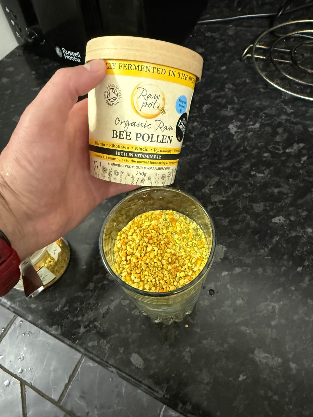 Customer photo review of Organic Raw Bee Pollen