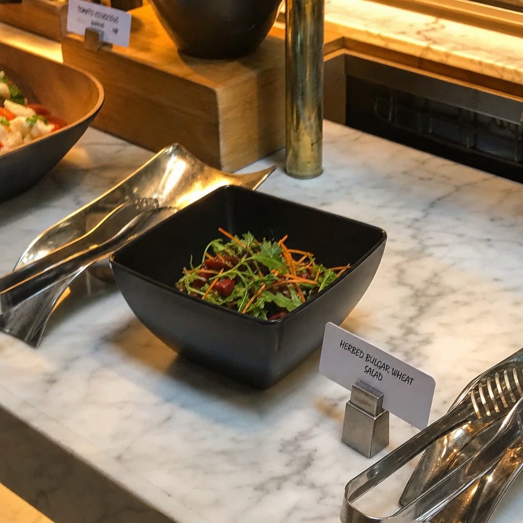 Customer photo review of Curved Bowl 8 inch Black Melamine for Contemporary Dining