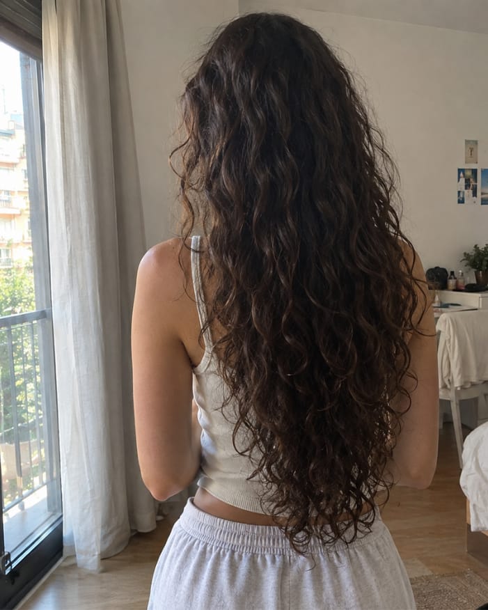 Customer photo review of KosmaHair Sérum | Restaurador Capilar & Entradas