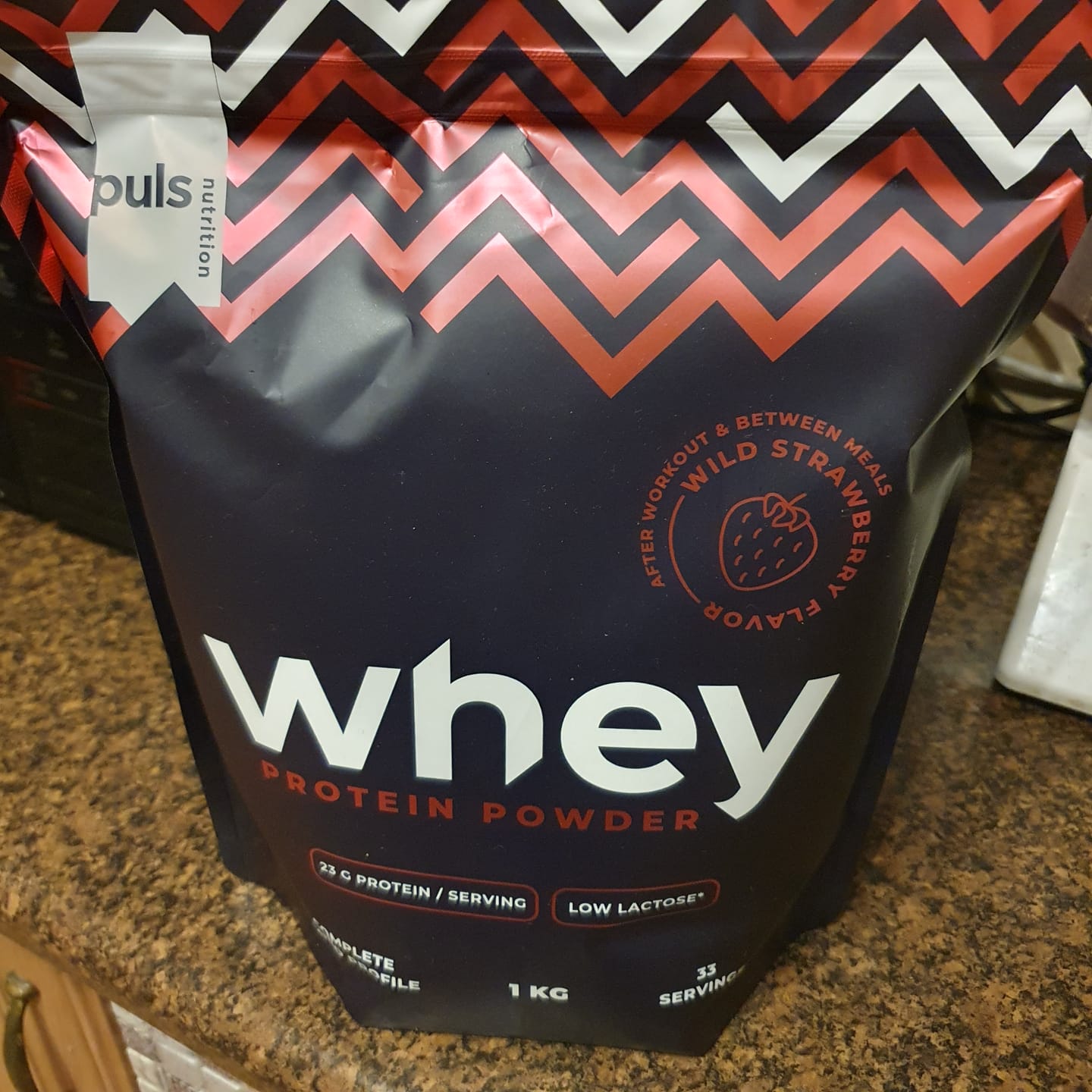Customer photo review of PULS WHEY pulveris (1 kg)