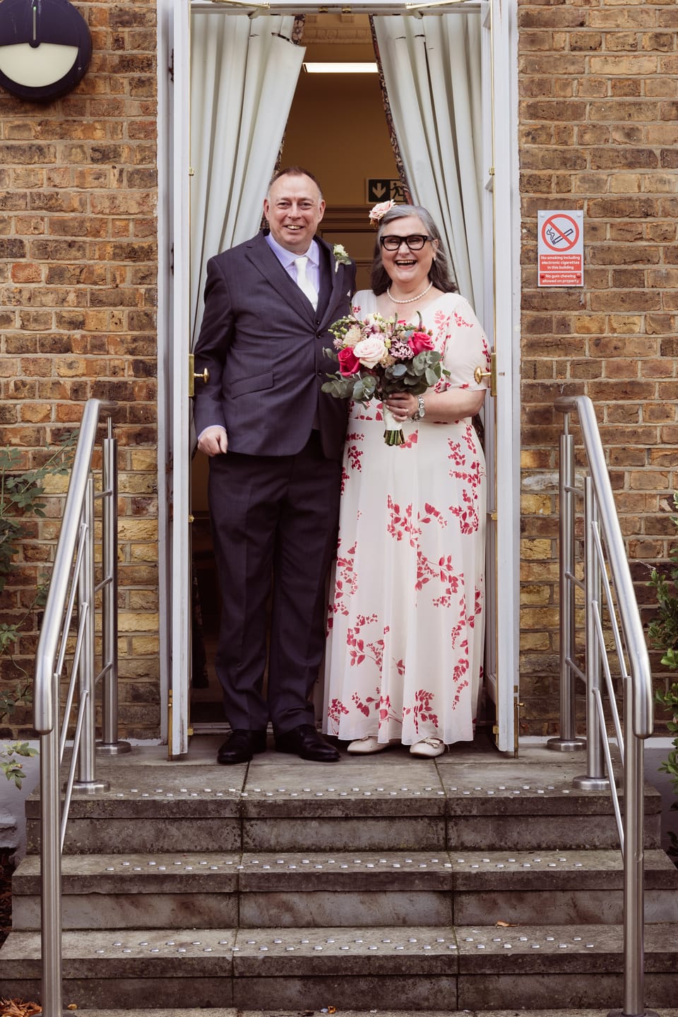 Customer photo review of Isabelle Fuchsia Pink Float Sleeve Maxi Dress