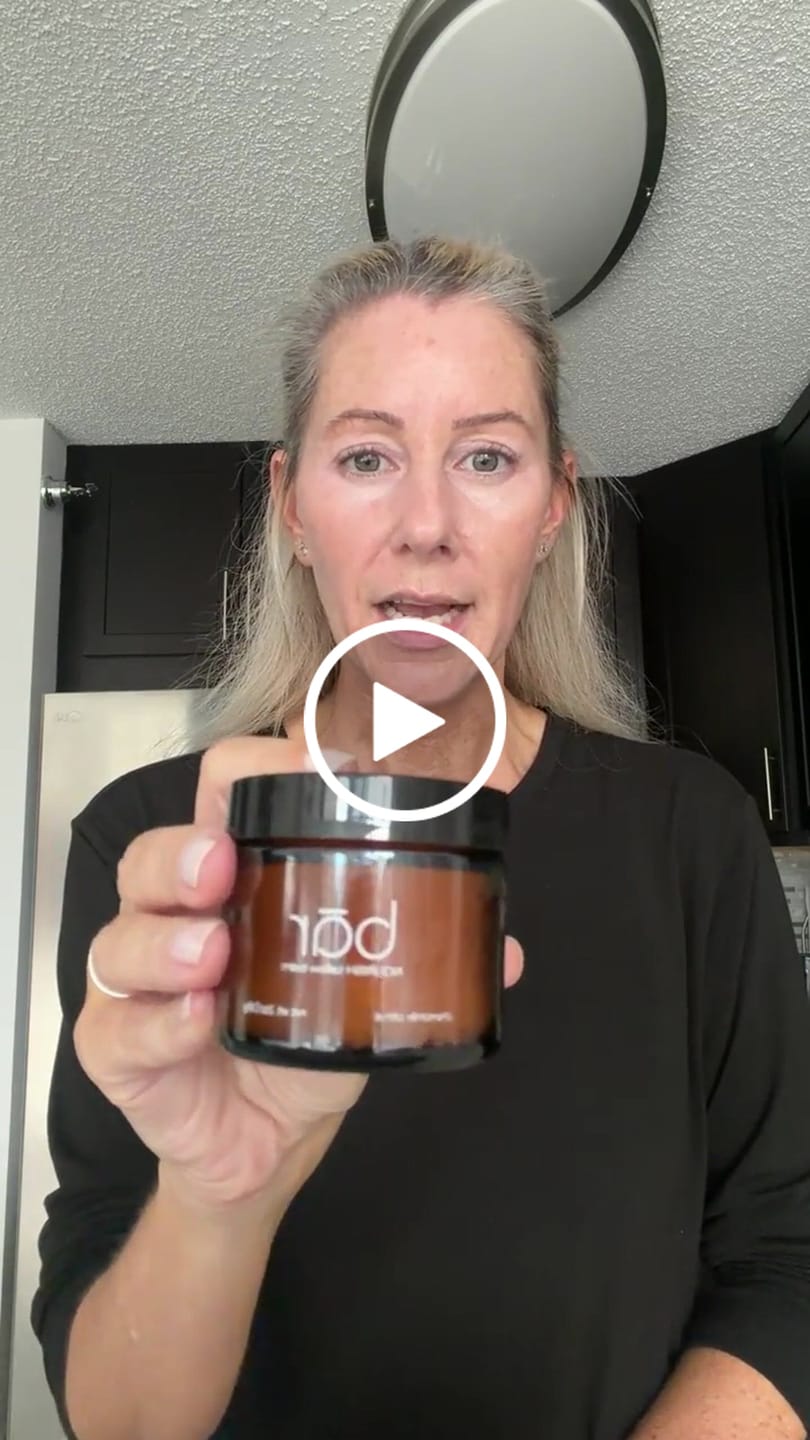 Customer video review of NOURISH