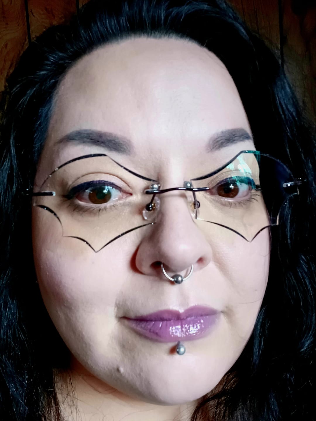 Customer photo review of Batty Eyeglasses