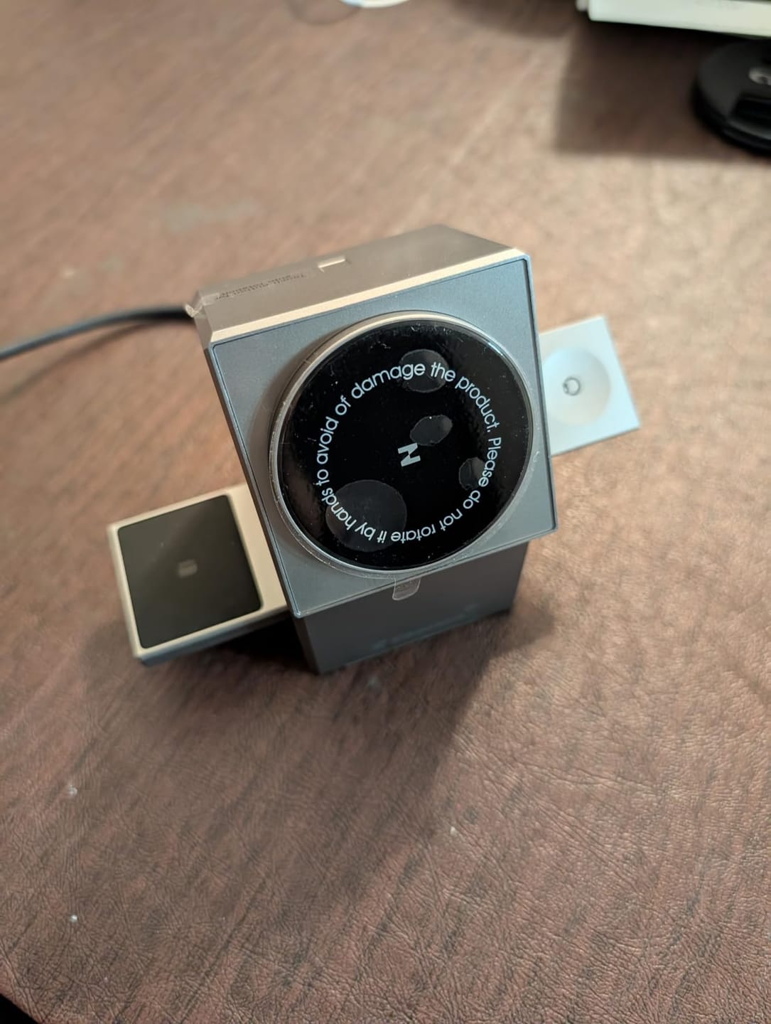 Customer photo review of ChargePod™ 3-in-1 Magnetic Wireless Charging Station