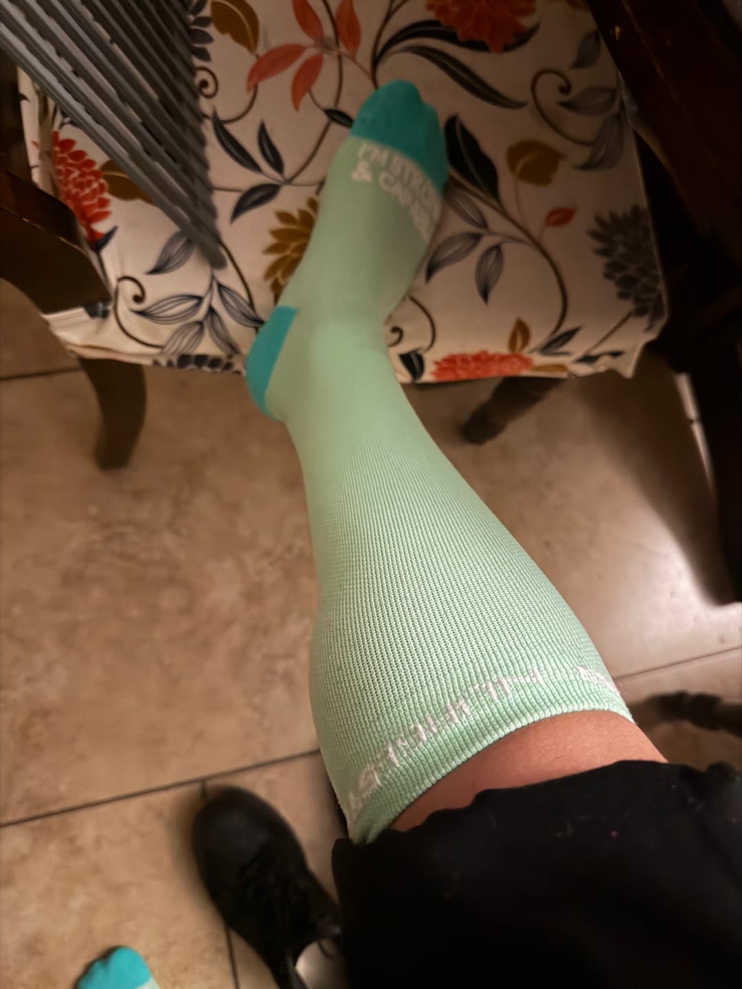 Customer photo review of NurseStrong Performance Compression Socks