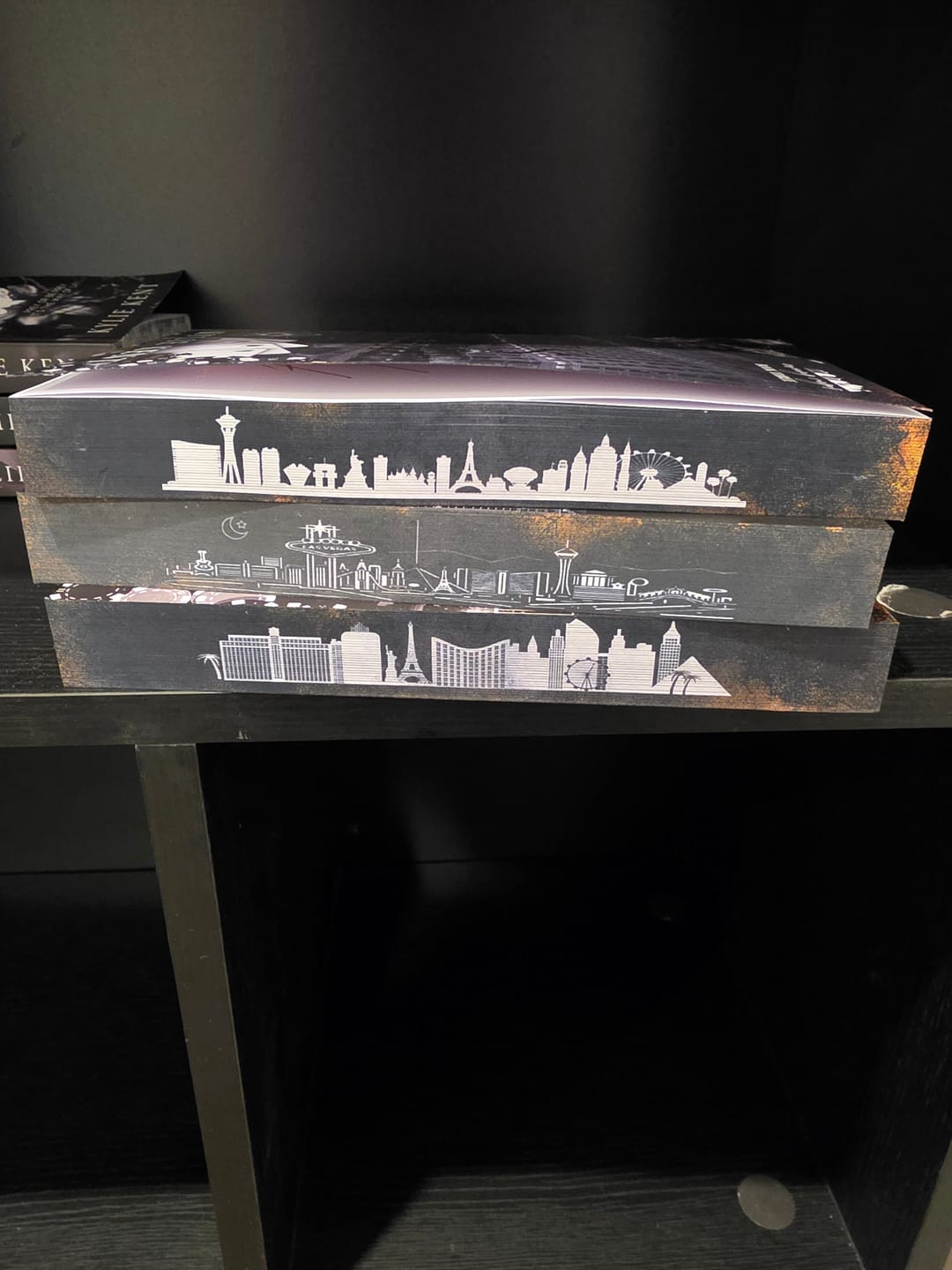 Customer photo review of Owning Vegas Complete Series - set of 3 Special edition paperbacks