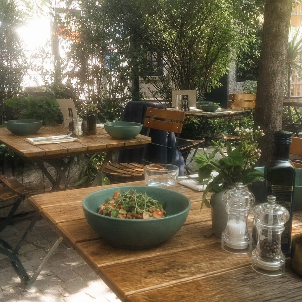Customer photo review of Deep Bowls Andorra Green Porcelain for Casual Dining (Pack of 12)