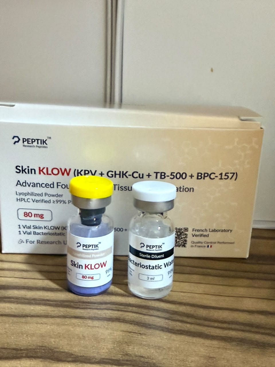 Customer photo review of Skin KLOW 80mg Vial