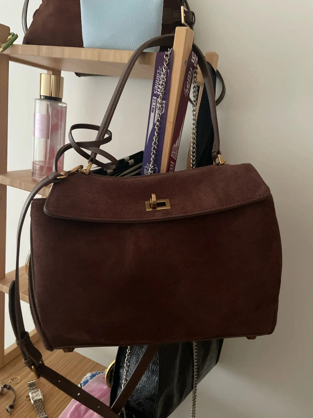 Customer photo review of KELIA - Grand Sac à Main Chic en Daim