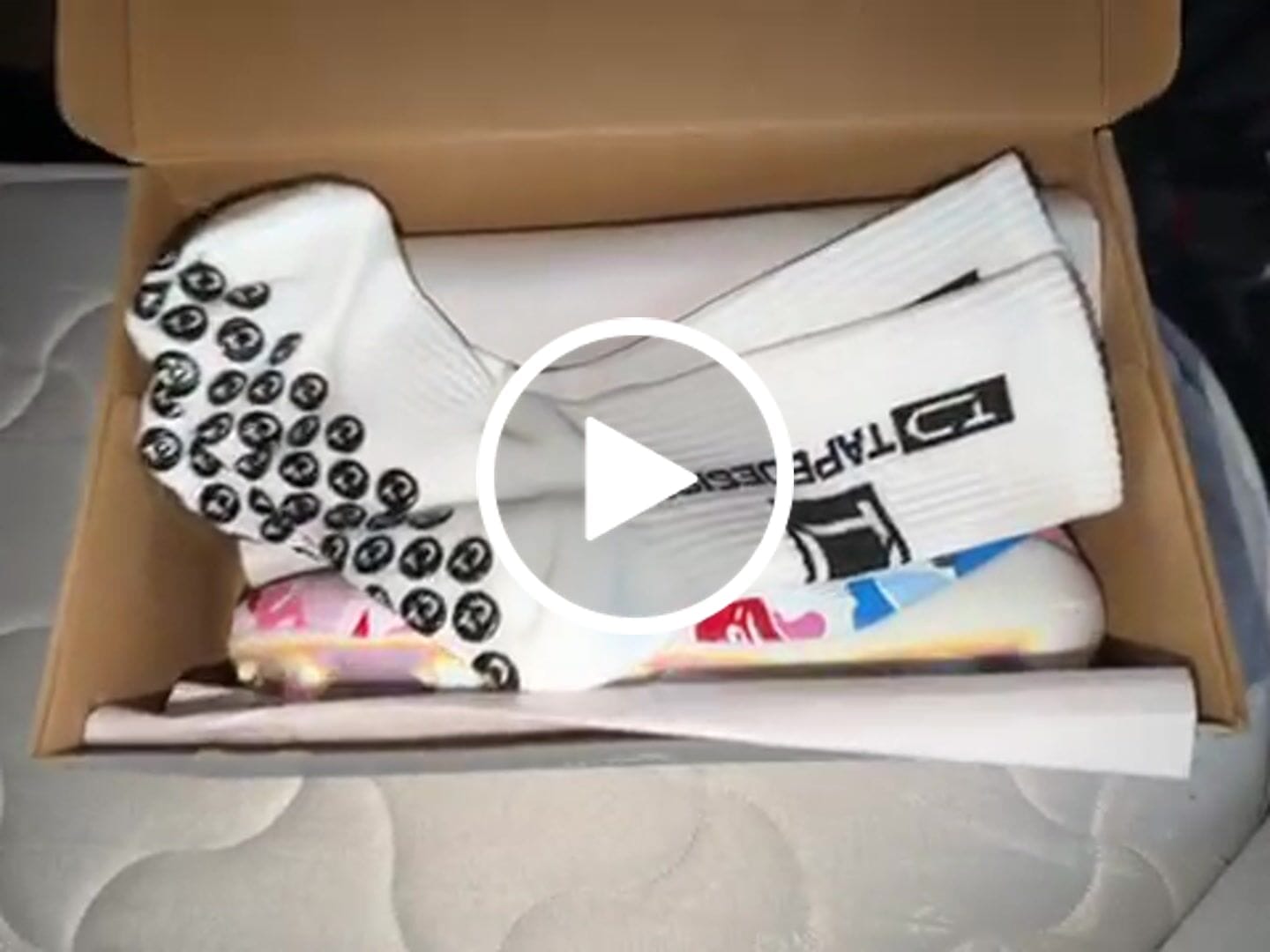 Customer video review of F50 x Bape Laceless FG