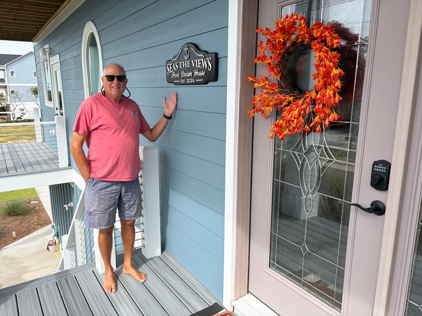 Customer photo review of Beach House Sign