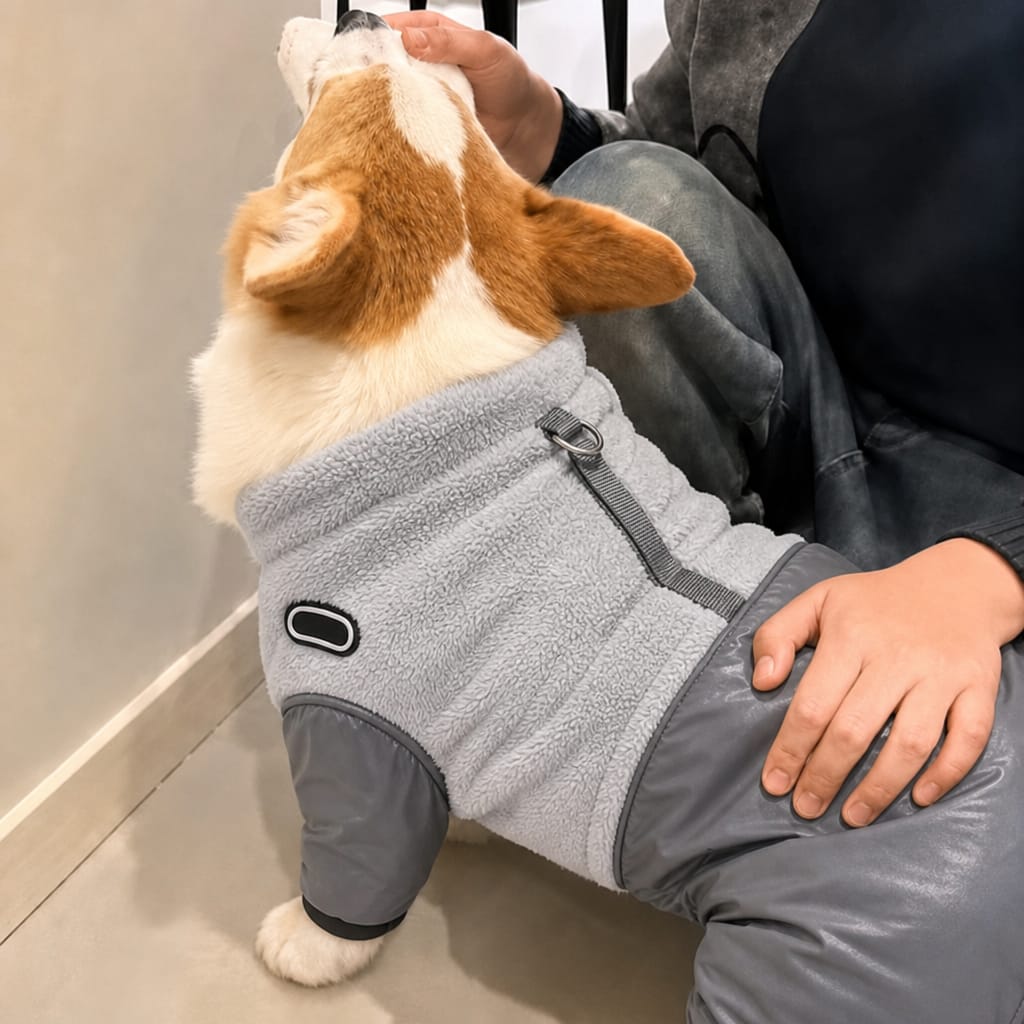Customer photo review of WUFFEY™ Pet Winter Suit