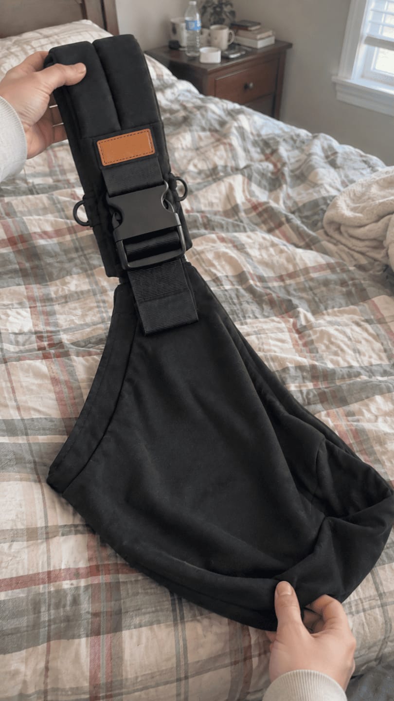 Customer photo review of Portabebé Compacto Ajustable