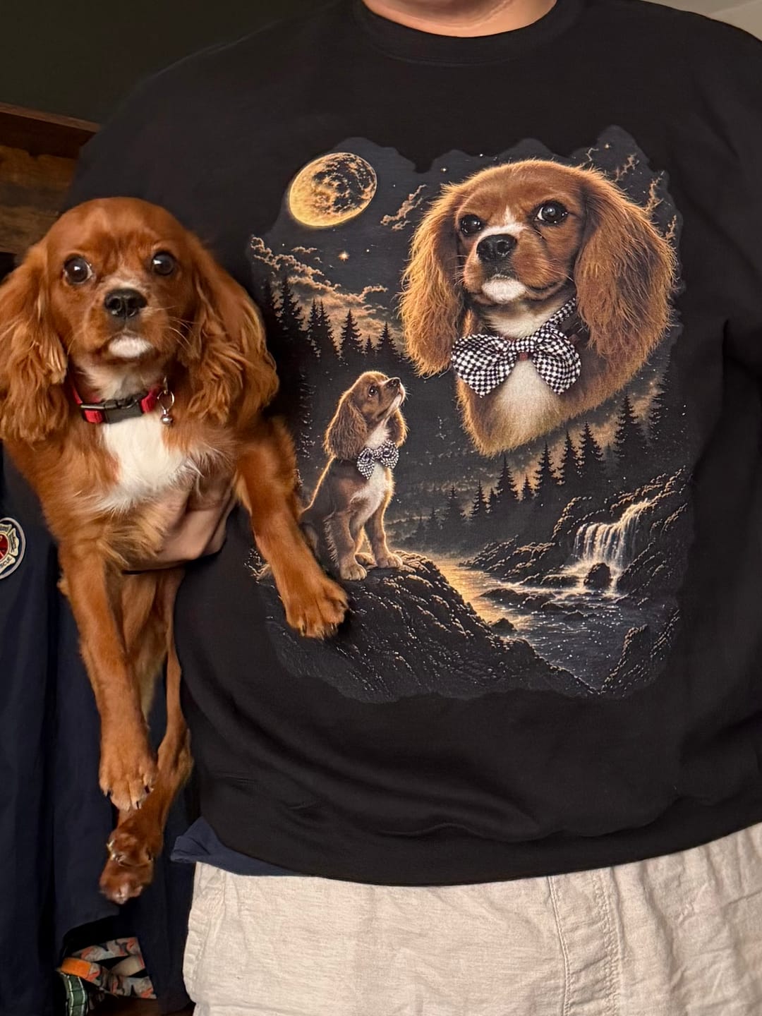 Customer photo review of Pet Art | Custom T-shirt