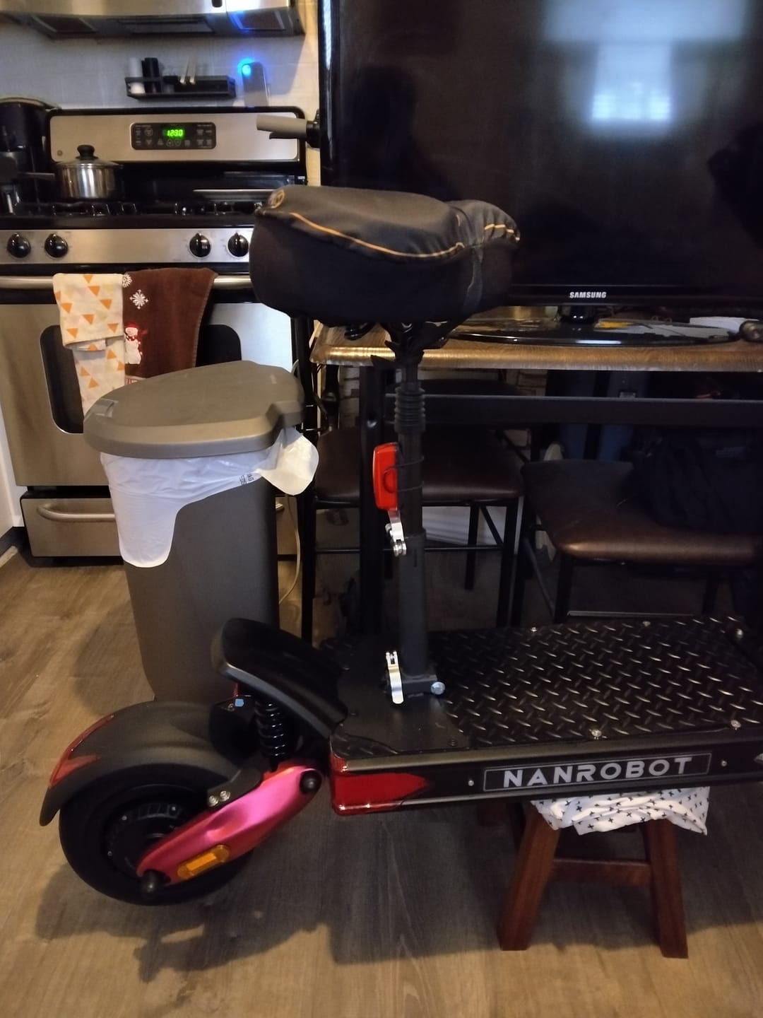 Customer photo review of NANROBOT Electric Scooter Seat