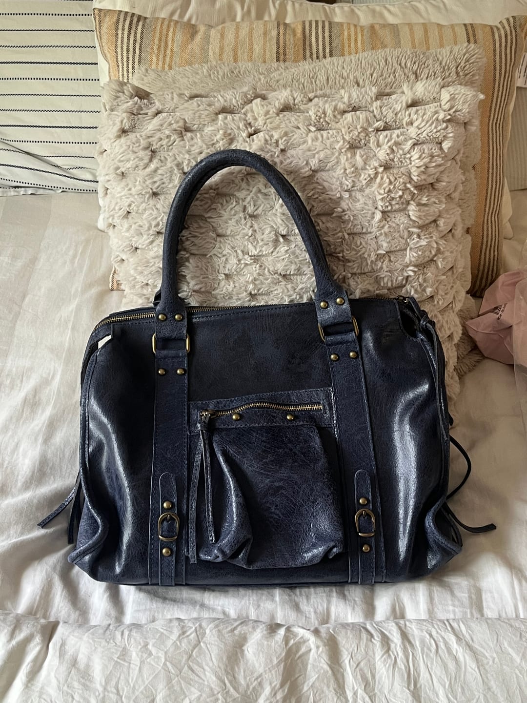 Customer photo review of It girl bag navy