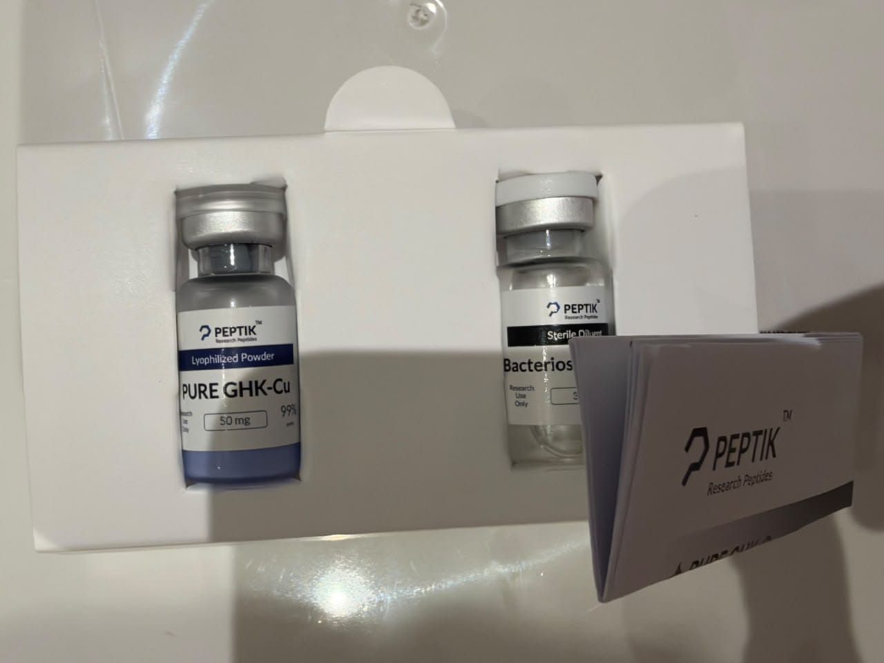 Customer photo review of Pure GHK-Cu 50mg Vial