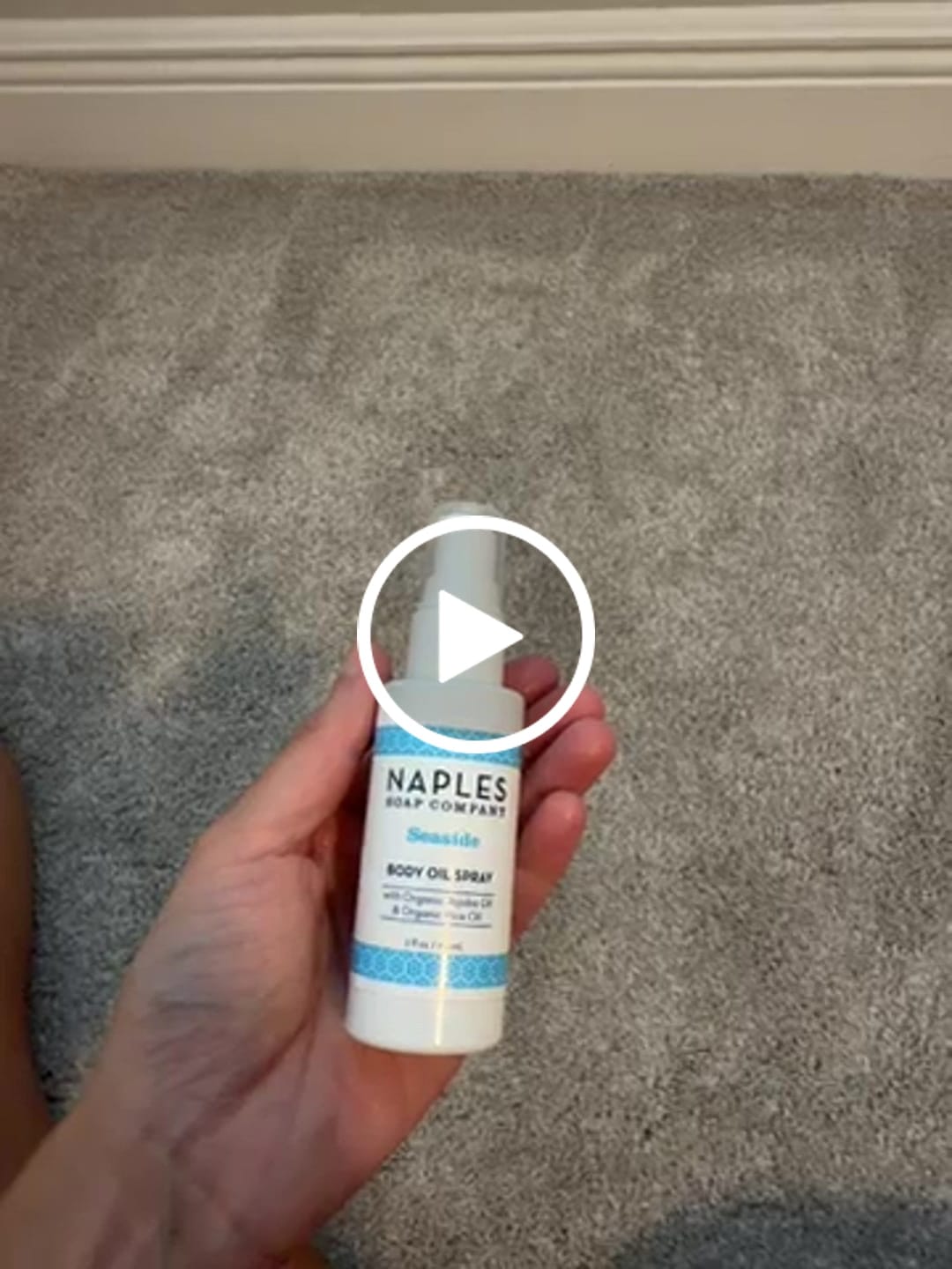 Customer video review of Seaside Luxe Body Oil Spray 2 oz