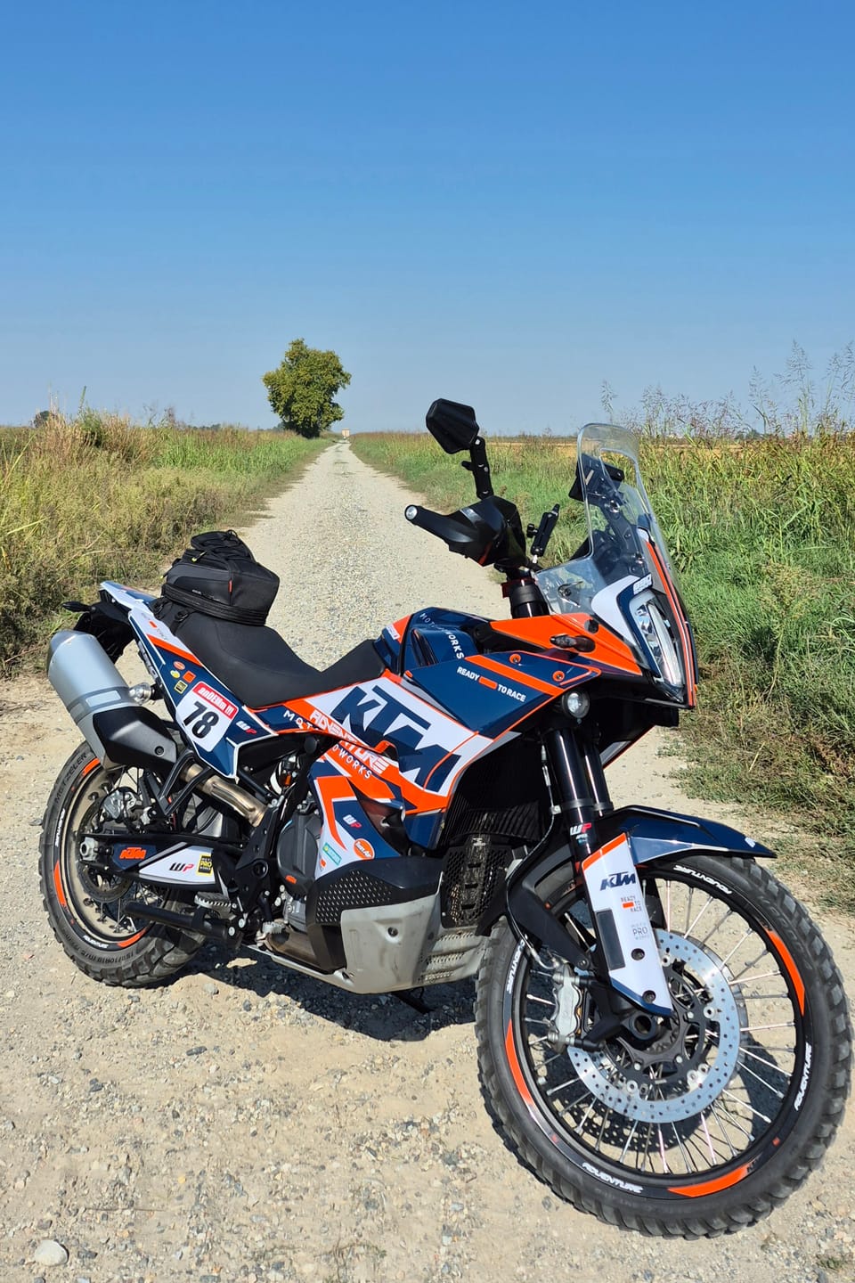 Customer photo review of KTM 790/890 Adventure R/S 2023 GRAPHICS - "Atlantic" (Dark Blue)