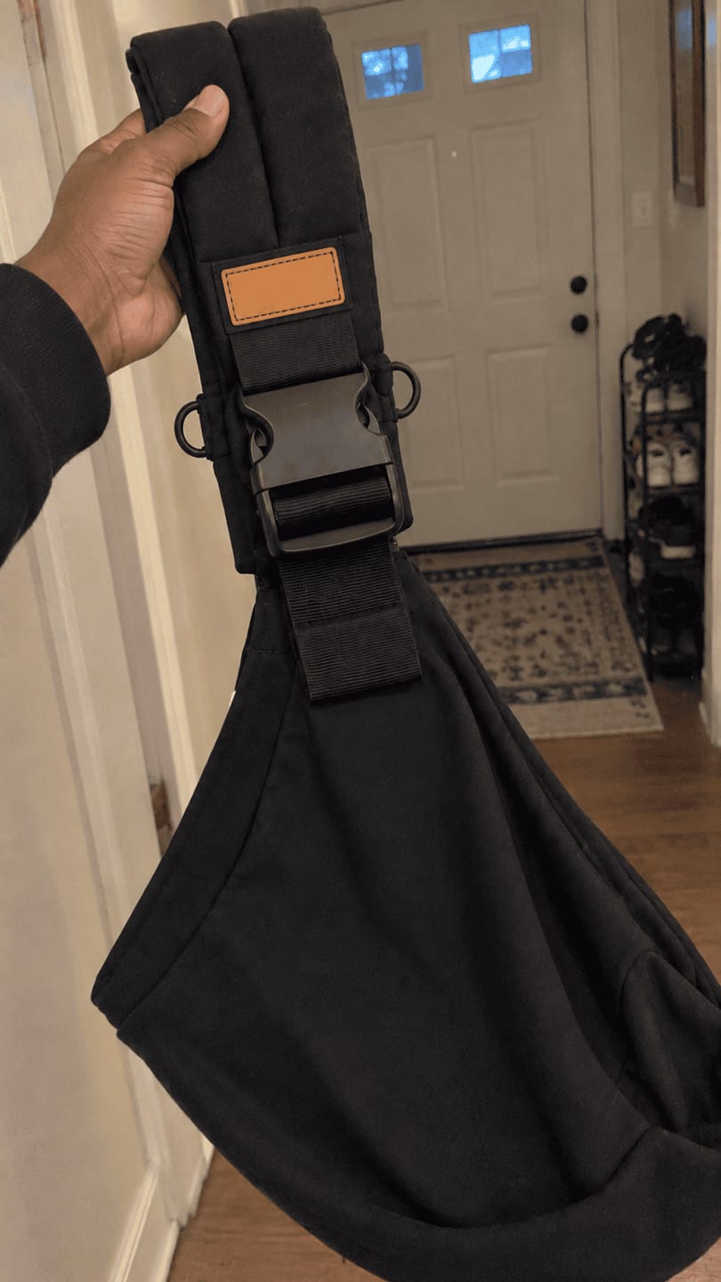 Customer photo review of Portabebé Compacto Ajustable