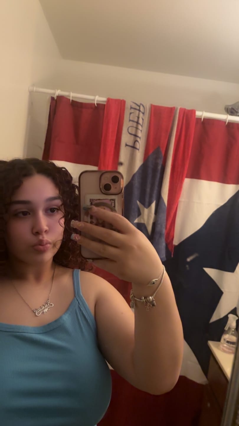 Customer photo review of Love Heart Name Necklace