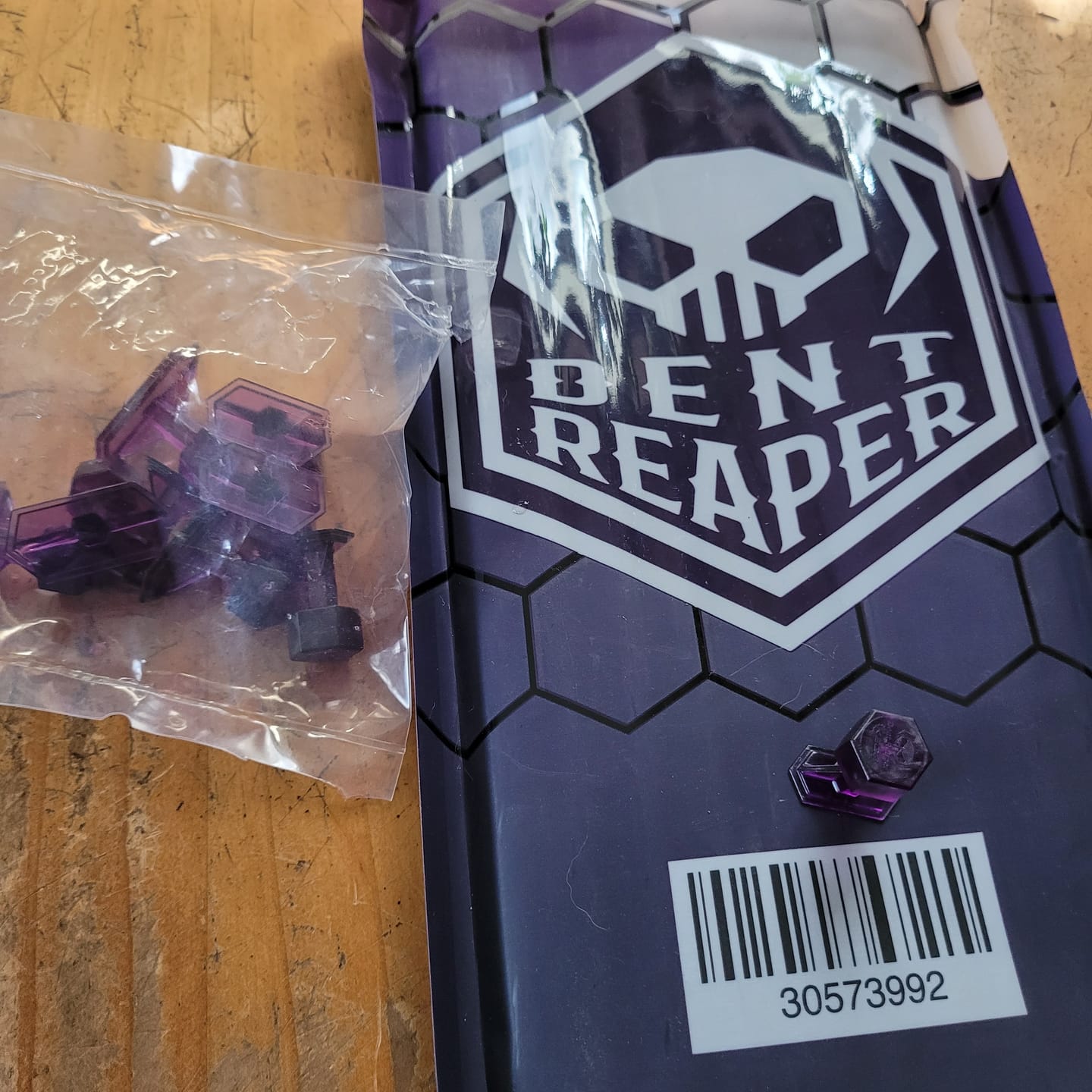 Customer photo review of Purpull Perfection PDR Hot Glue by Dent Reaper - 10 sticks