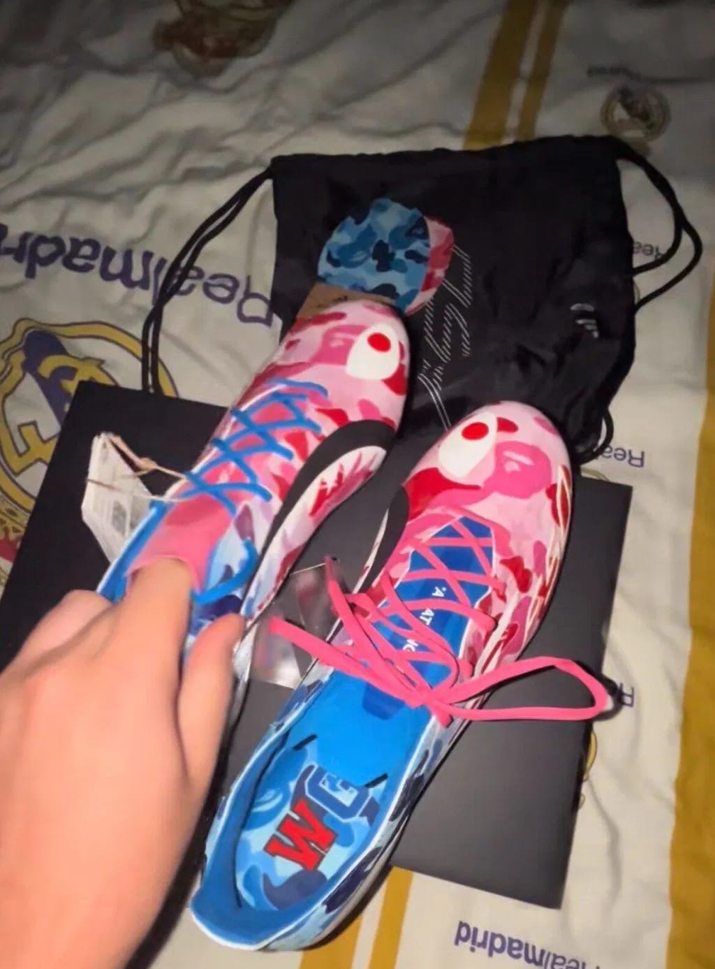 Customer photo review of F50 Elite FG X BAPE