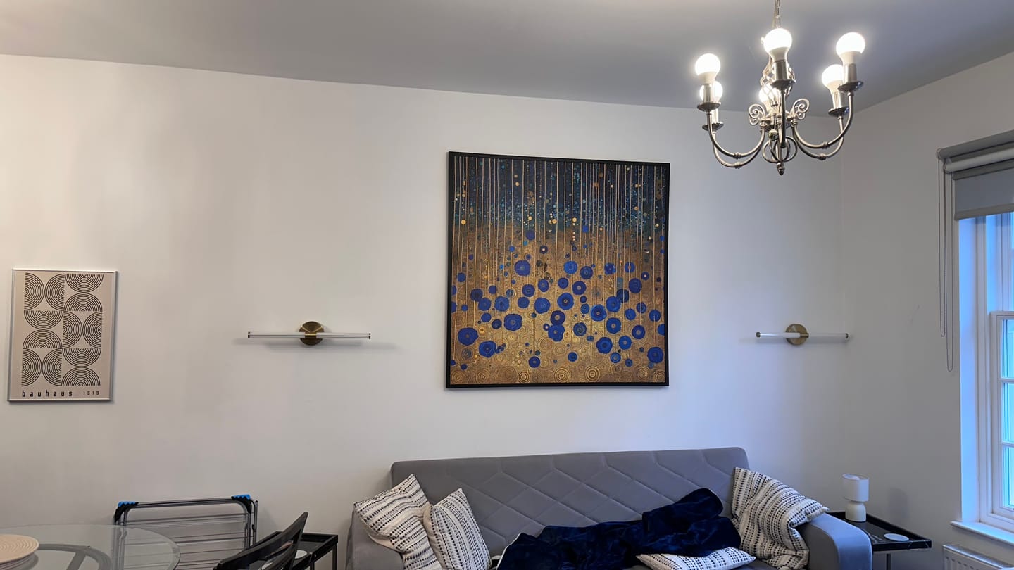 Customer photo review of Campo di fiori oro e blu