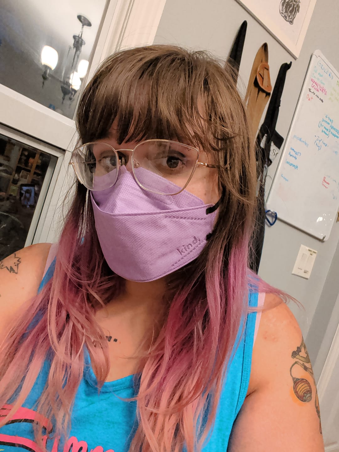 Customer photo review of Kind KN95 Respirator Mask - Colour Series