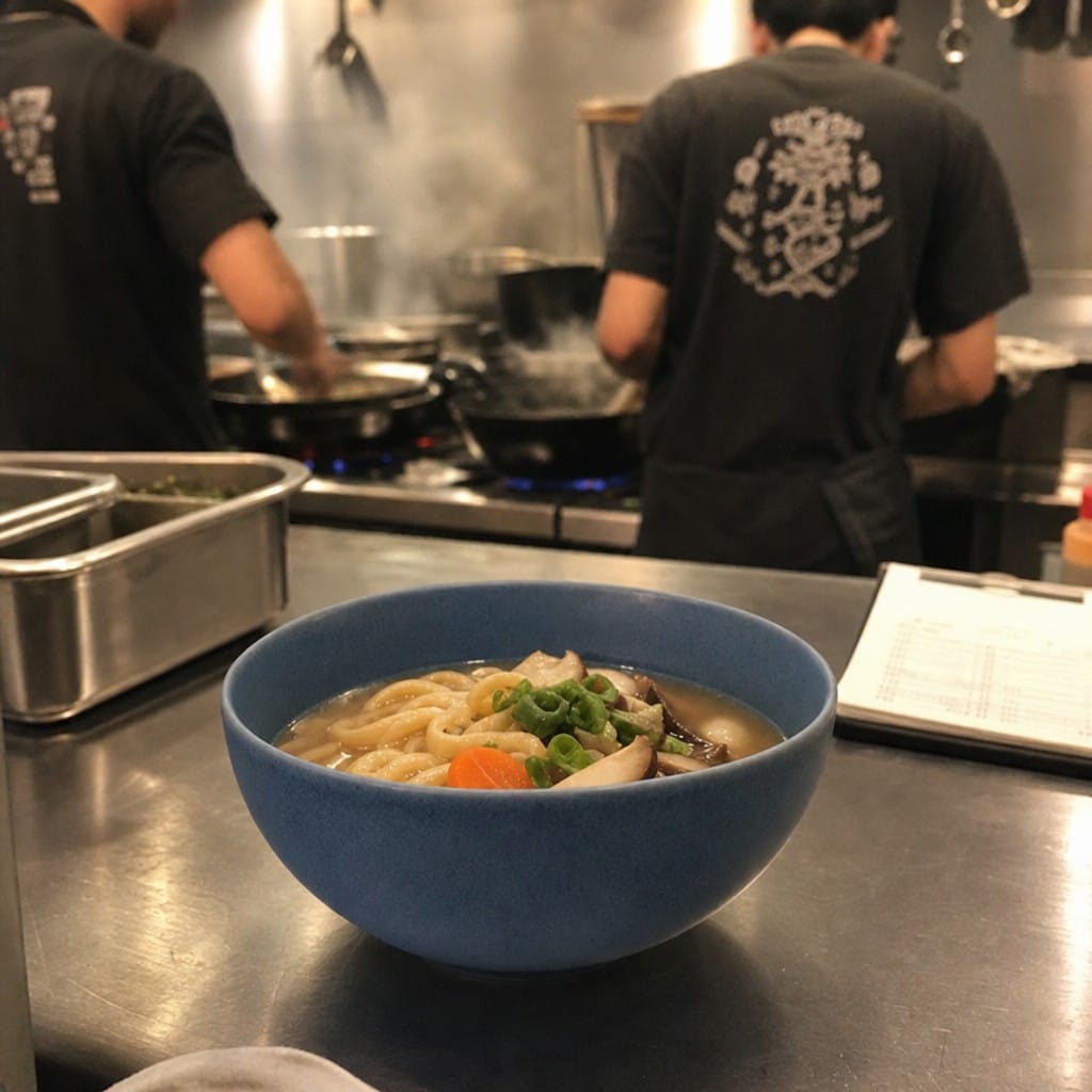 Customer photo review of Noodle Bowls 37.7oz Porcelain for Modern Dining (Pack of 6)