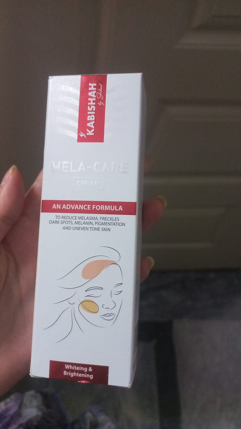 Customer photo review of Mela Care Advanced Brightening Cream Double Pack Bundle