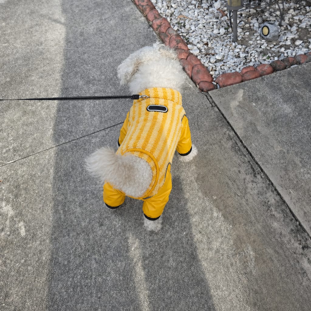 Customer photo review of WUFFEY™ Pet Winter Suit