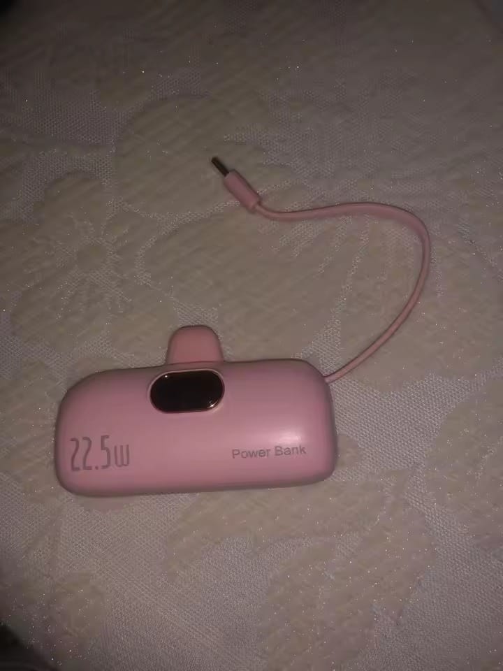 Customer photo review of PocketVolt™ Mini Capsule Power Bank — Built-In USB-C Plug, No Cable Needed