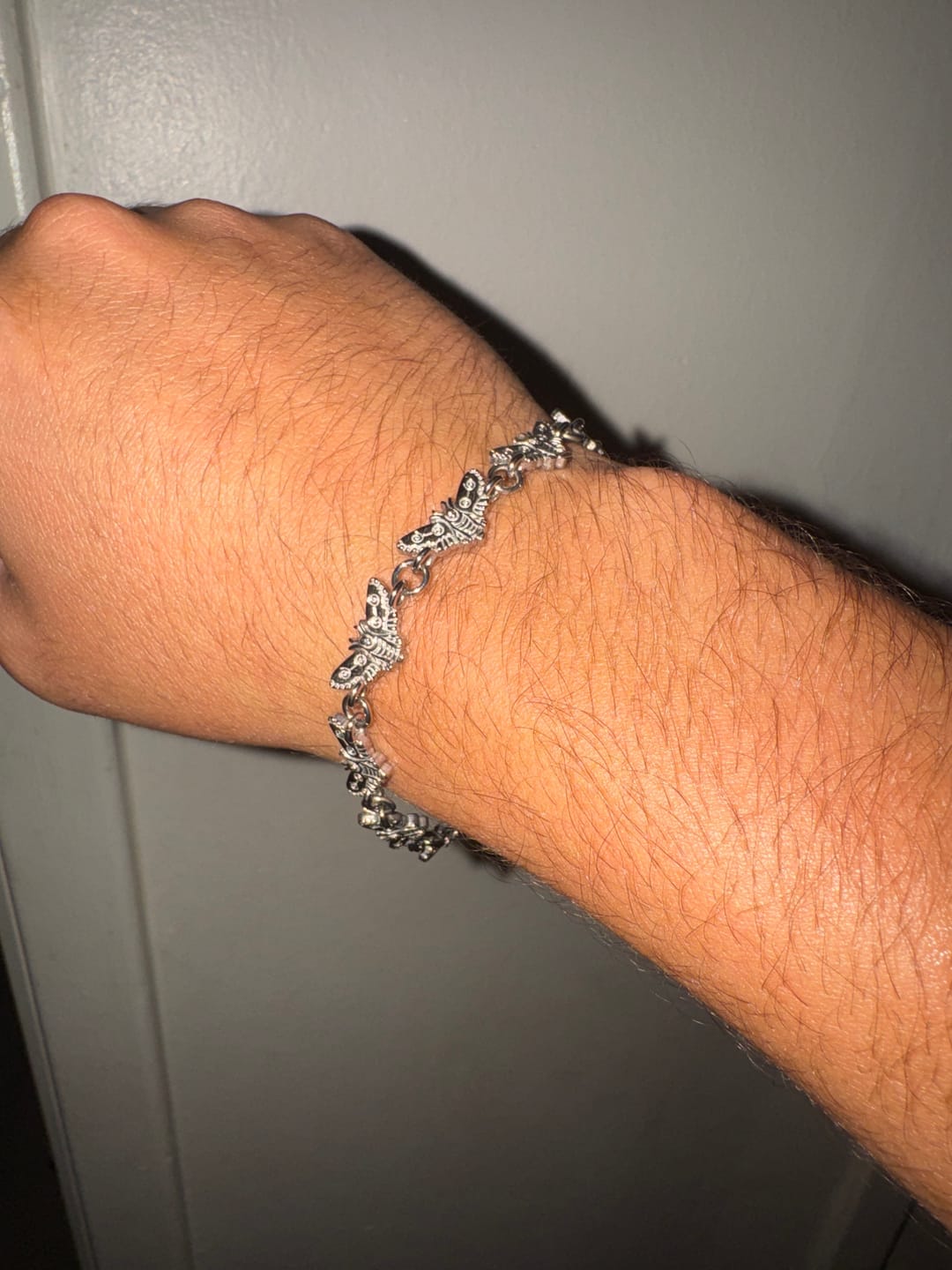 Customer photo review of MOTH BRACELET