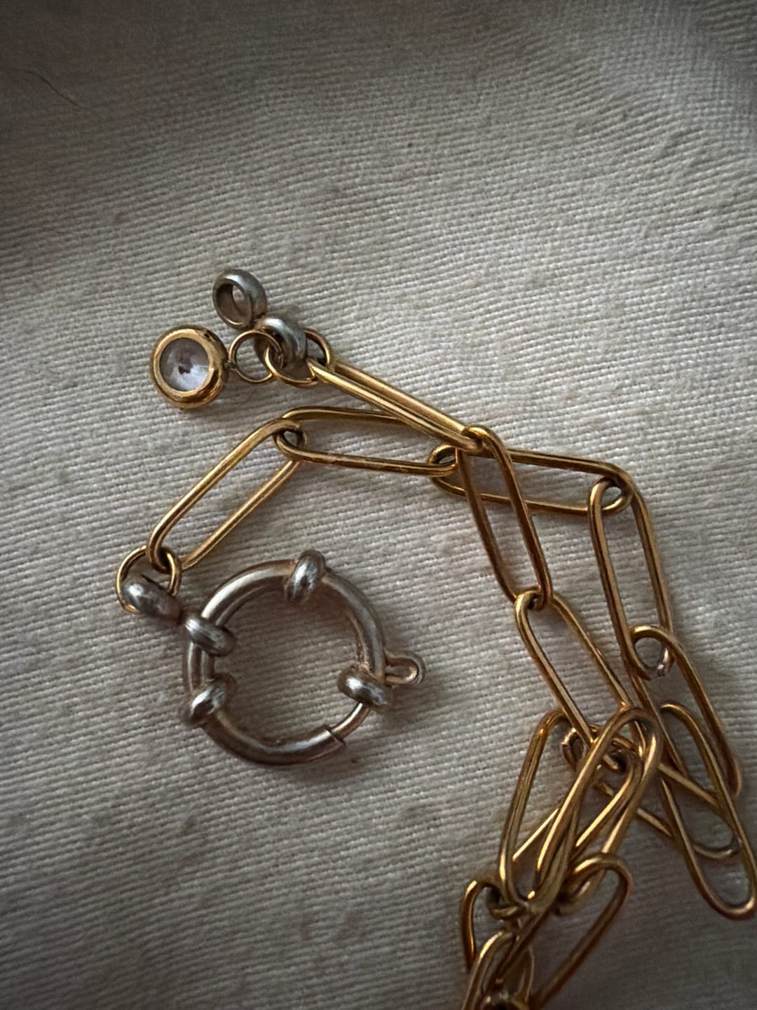 Customer photo review of Carabiner Anklet